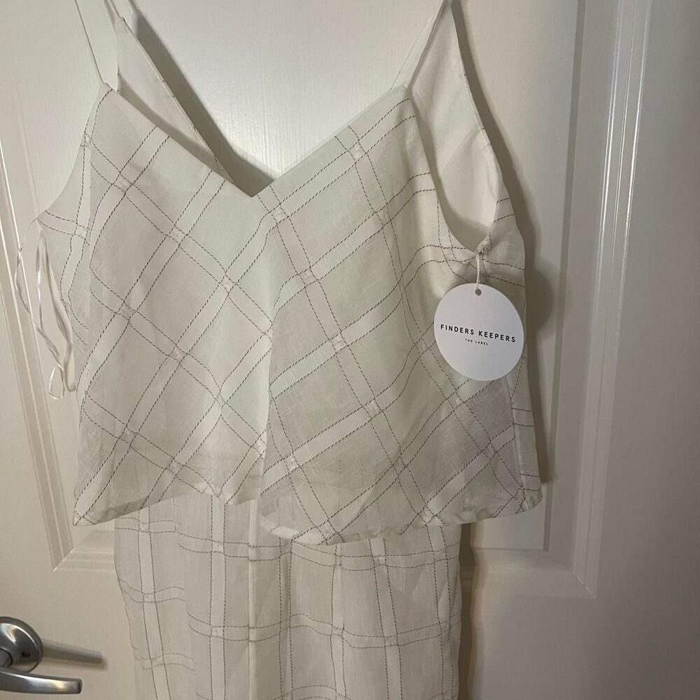 Finders keepers Women's White and Cream Jumpsuit - Picture 6 of 7